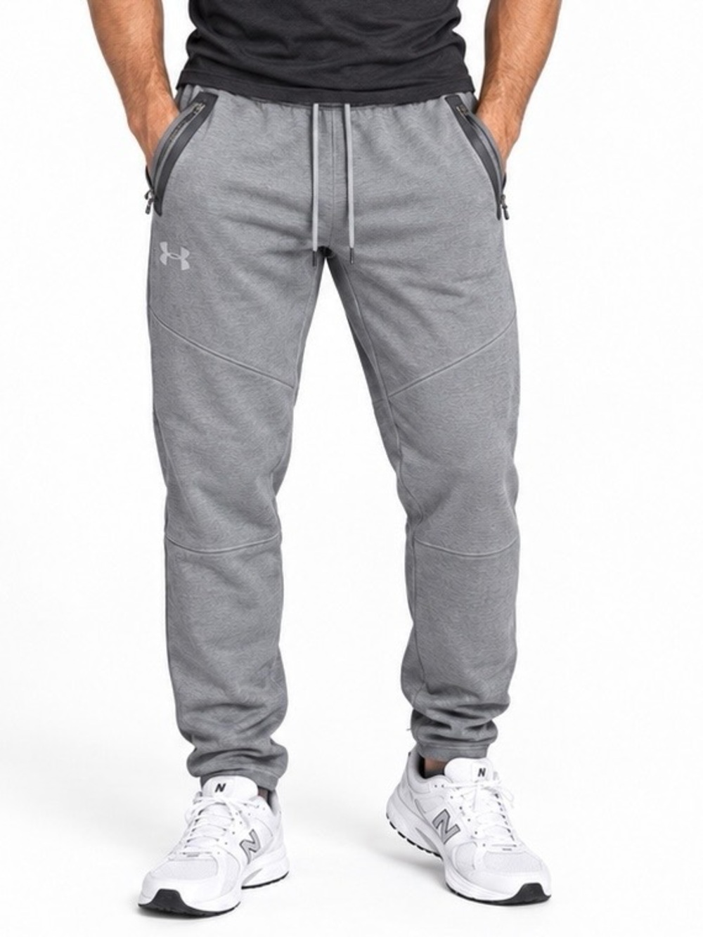 Under Armour Men’s Large Gray Heavy Fleece Lined Jogger Pants